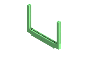 337-017-523-658 - EDAC Card Edge Connector